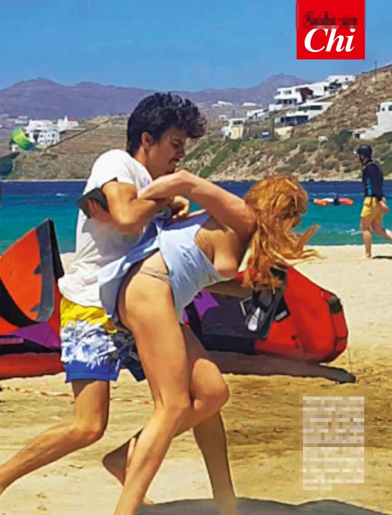 Lindsay Lohan aggredita in spiaggia dall'ex fidanzato 3