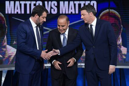 Matteo vs Matteo: Salvini e Renzi da Vespa 6