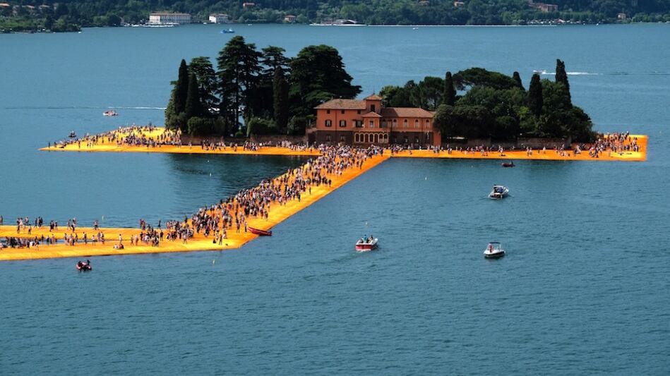 Floating Piers di Christo: guarda la diretta