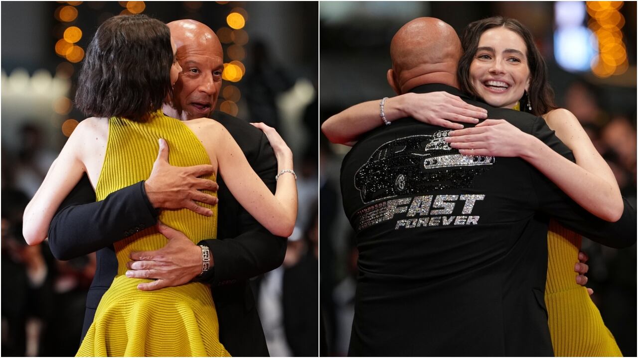 Vin Diesel, le lacrime e l’abbraccio a Cannes con Meadow Walker, la figlia dell’attore Paul Walker