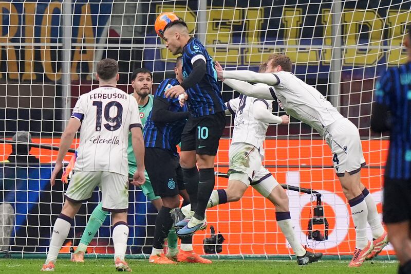 Inter Bologna Lautaro Martinez gol