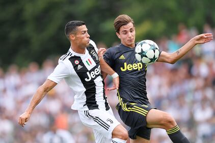 Il primo gol di Ronaldo nella amichevole di Villar Perosa 2