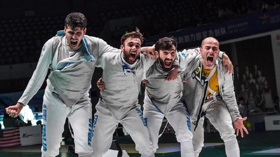 Mondiali di scherma, il fioretto maschile batte gli Usa e conquista l'oro