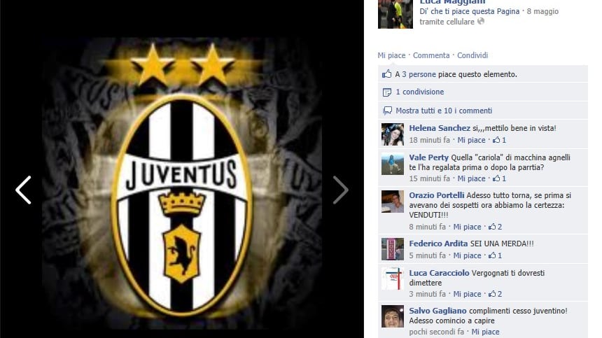 Pulvirenti: "Maggiani tifoso della Juventus"