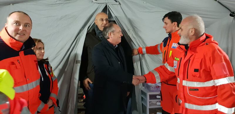 Brindisi, le immagini della città durante l'evacuazione 1