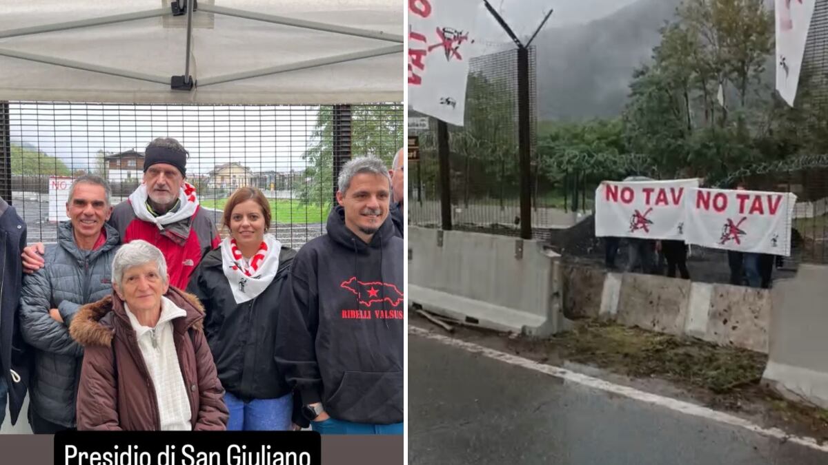 Salis incontra i No Tav che sradicano la recinzione e occupano i terreni espropriati