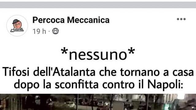 La foto choc contro i tifosi dell'Atalanta che umilia i morti per Covid