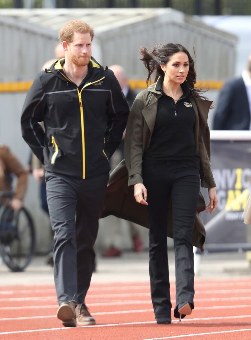 Meghan Markle con il Principe Harry agli Invictus Games 9
