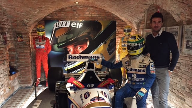 La pizzeria dove si mangia con la Formula 1 di Senna