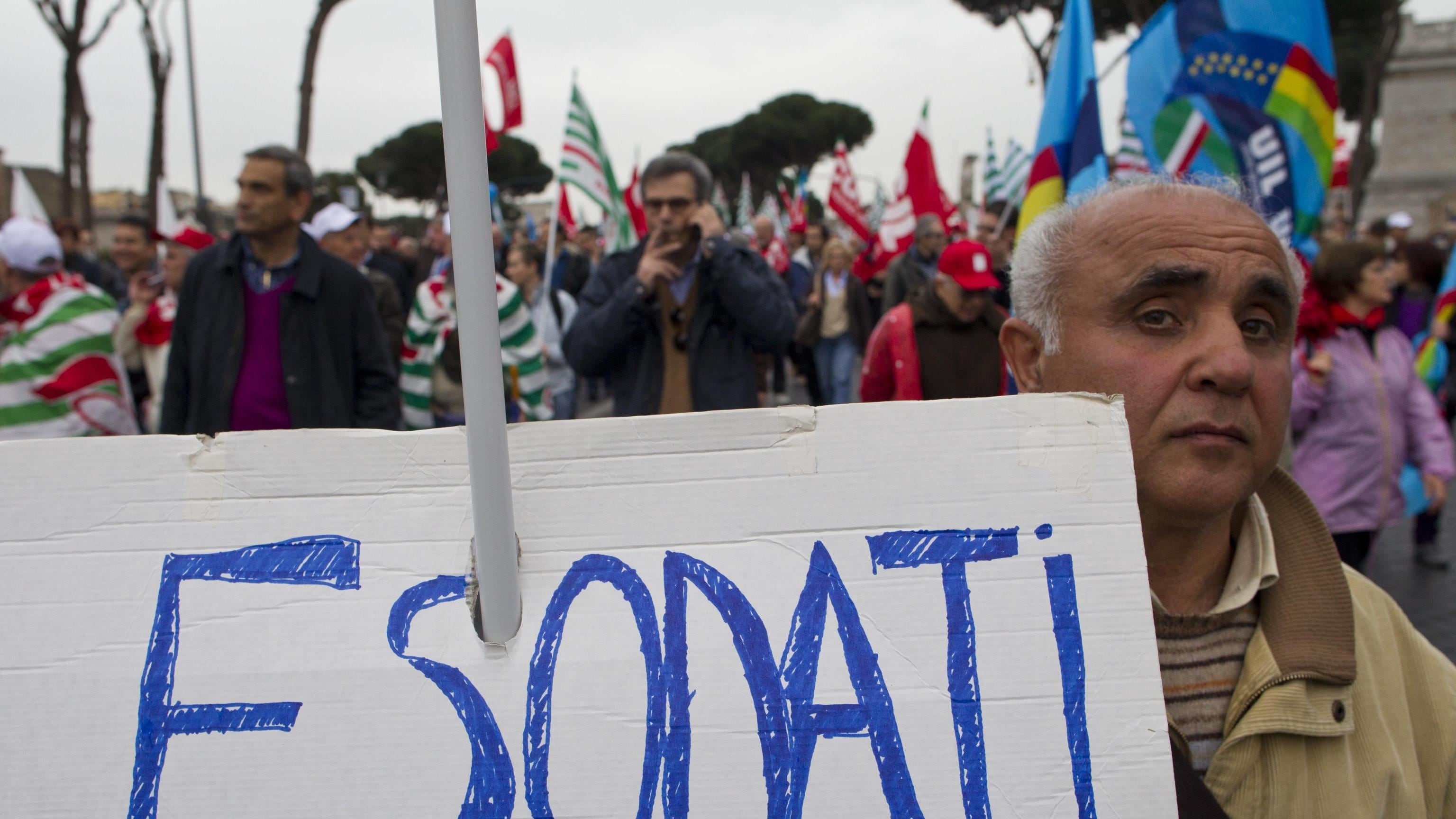 Esodati, contributo del 3% dai redditi sopra 150mila euro