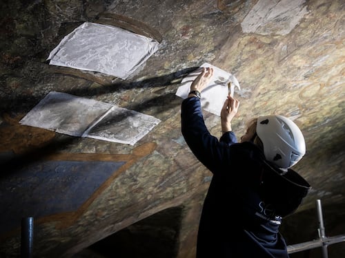 Castello, apre al pubblico il cantiere della Sala delle Asse di Leonardo