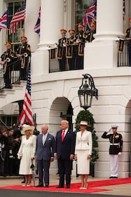 Re Carlo e Camilla alla Casa Bianca: le foto della cerimonia di benvenuto 6