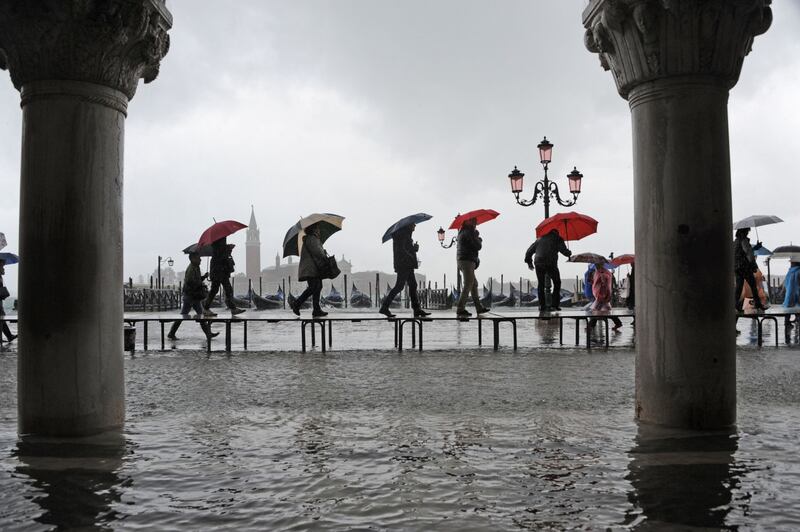 Acqua alta a Venezia 4