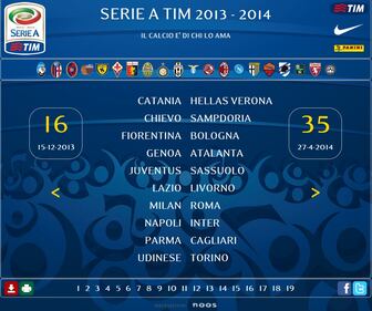 Ecco il calendario del campionato di serie A 9