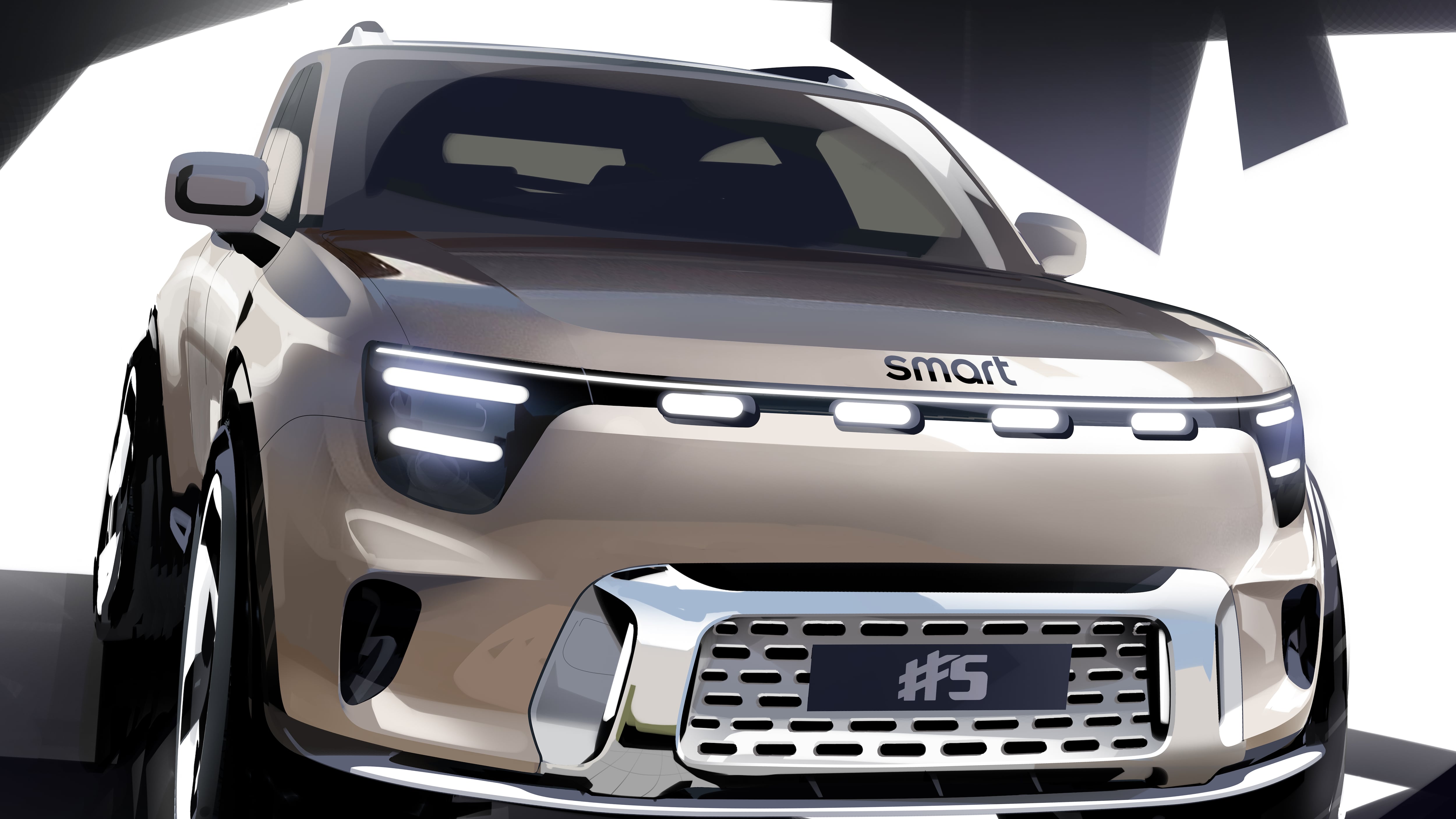 Nuova Smart #5, ribelle e non convenzionale: anteprima il 28 agosto