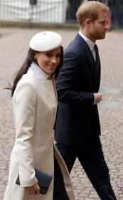 Meghan Markle, elegante per il Commonwealth 20