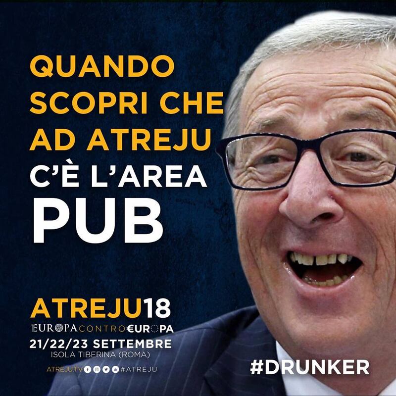 La campagna social di Atreju contro Boldrini, Renzi e Junker 3