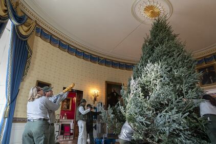 La Casa Bianca si prepara al Natale 13