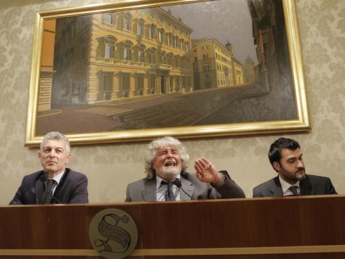 Grillo e Casaleggio al Colle da Napolitano