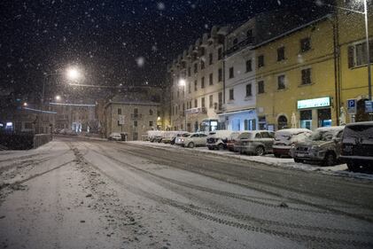 Maltempo, la neve nelle zone terremotate 12