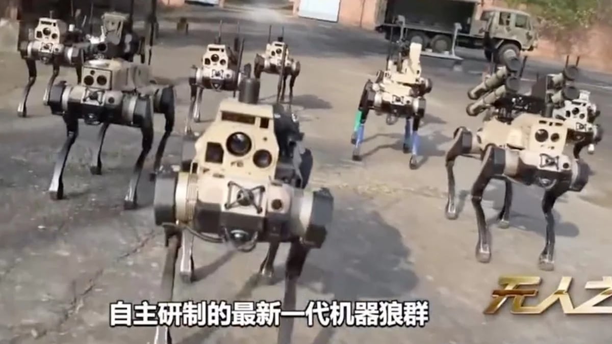 Un branco di lupi robot: ecco il nuovo “sciame militare” della Cina