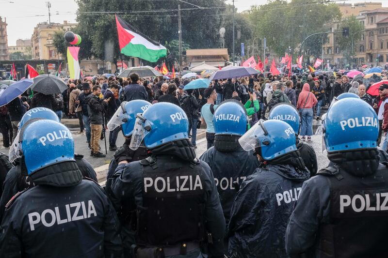 Manifestazione per la palestina di Roma 11