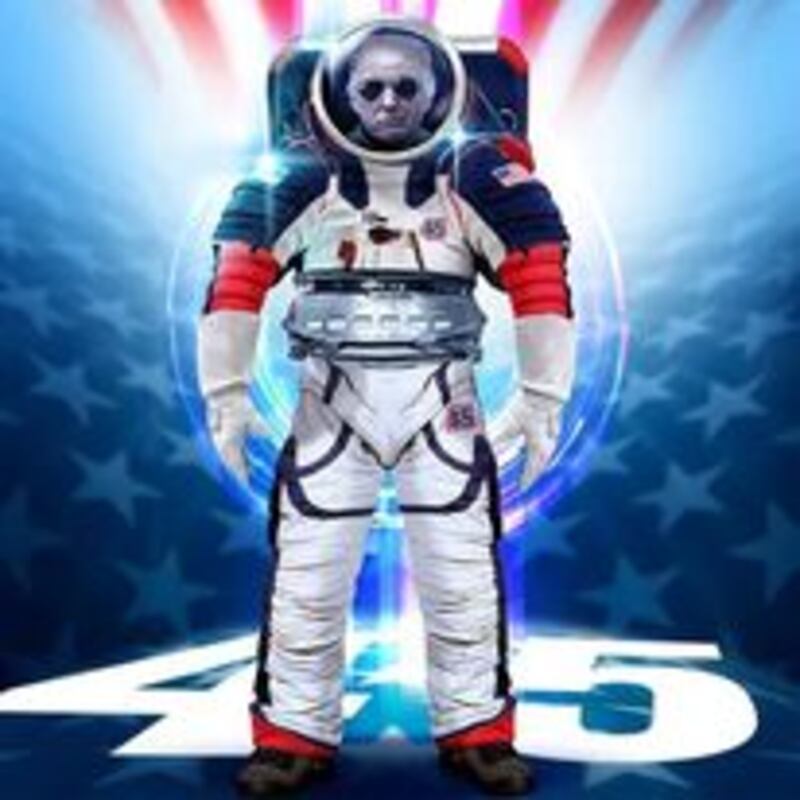 Donald Trump "supereroe"