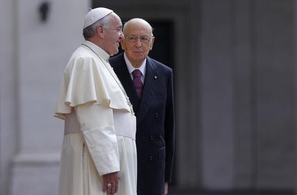 Il Papa da Napolitano 8