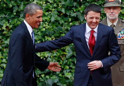 Renzi-Obama, l'incontro a Villa Madama 1