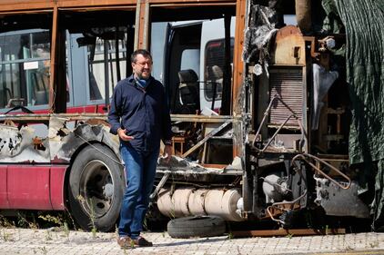 Il blitz di Salvini nella rimessa Atac presa di mira dai nomadi 9