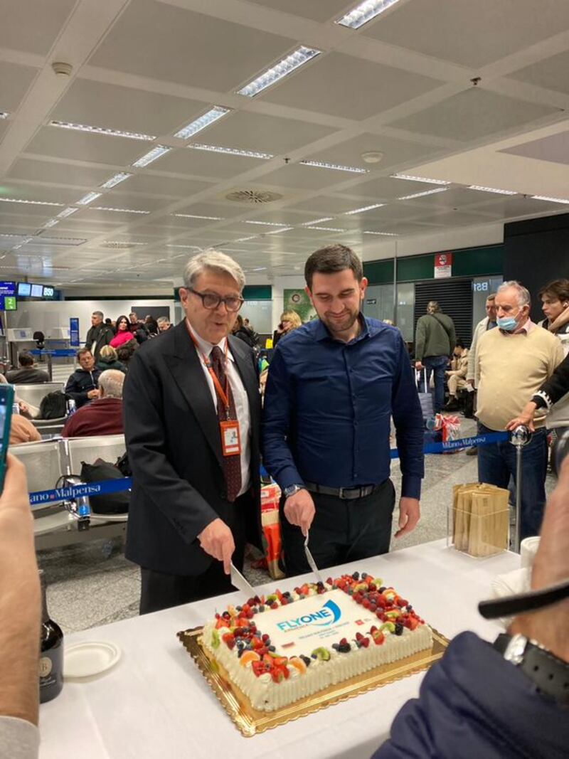 Inaugurazione volo Malpensa Yerevan