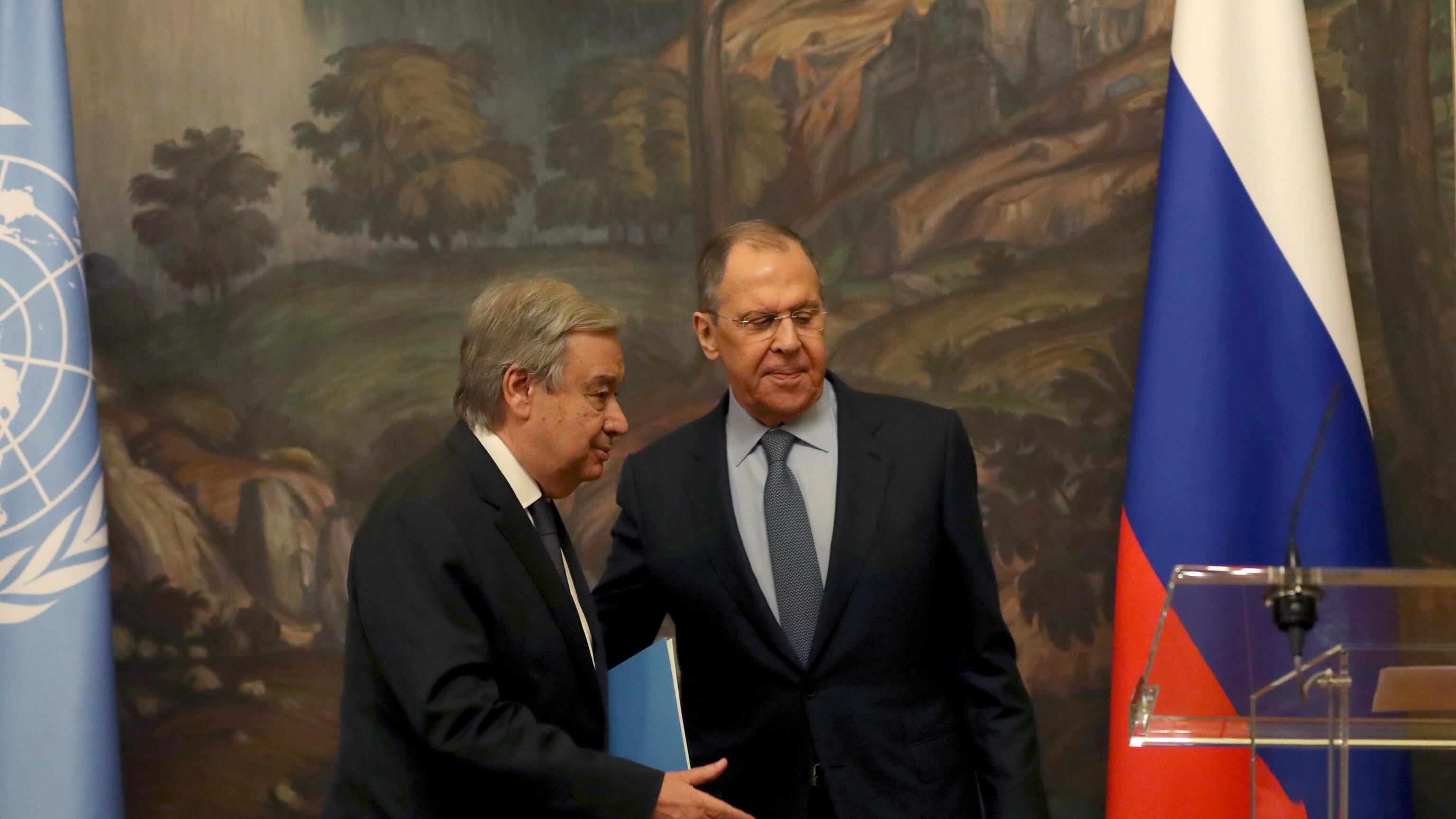 Guterres vede Lavrov, ma la Russia non concede spiragli