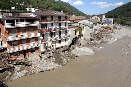 I danni dopo l'esondazione del Trebbia 5
