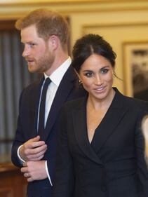 Meghan Markle e il Principe Harry romantici a teatro 2