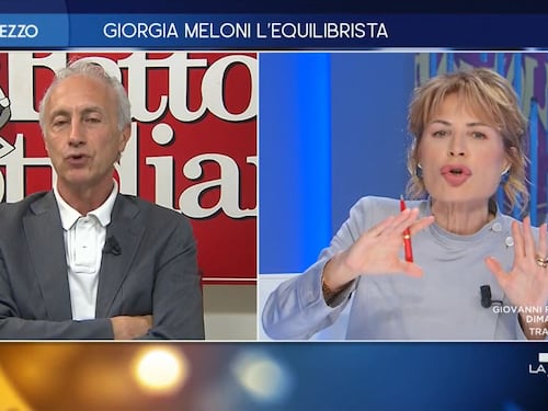 "La democrazia...". Scontro tra Gruber, Travaglio e Augias sull'Ue