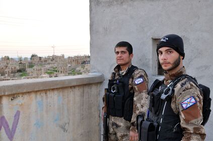 Milziani cristiani di vedetta ad Al Qosh in Kurdistan