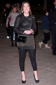 Chiodo, leggins e tacchi alti: la Boschi "conquista" Veltroni 10