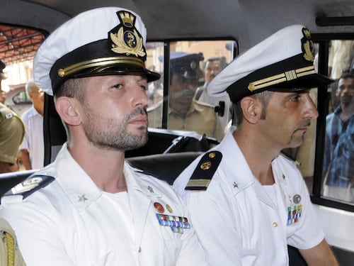 I marò in video con Napolitano: "Mi auguro di rivedervi presto"