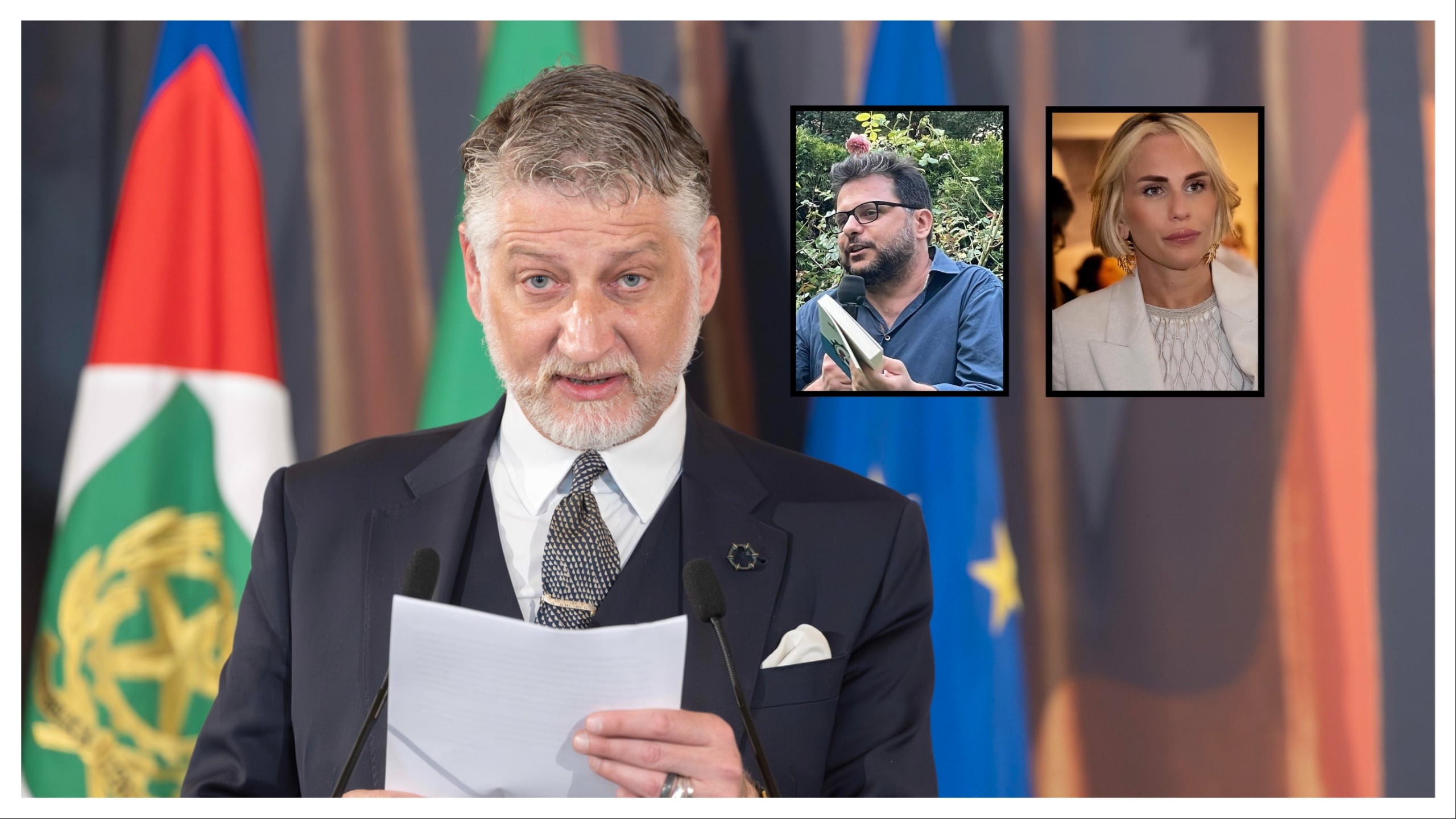 Giuli un'ora a Palazzo Chigi. "Con Meloni rapporto cordiale e proficuo". La premier: "Pieno sostegno al ministro"