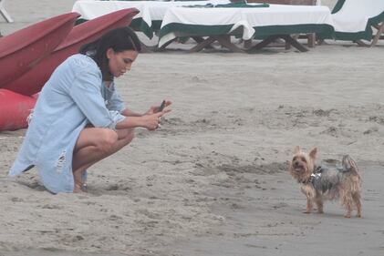 Claudia Galanti, bikini hot in spiaggia 9
