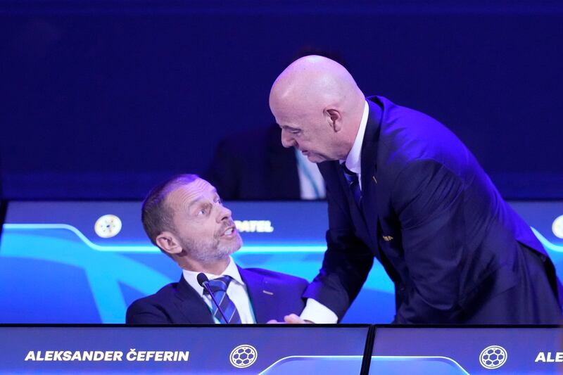 Ceferin Infantino FIFA Congress
