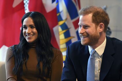 Meghan Markle e il Principe Harry alla Canada House, foto 2
