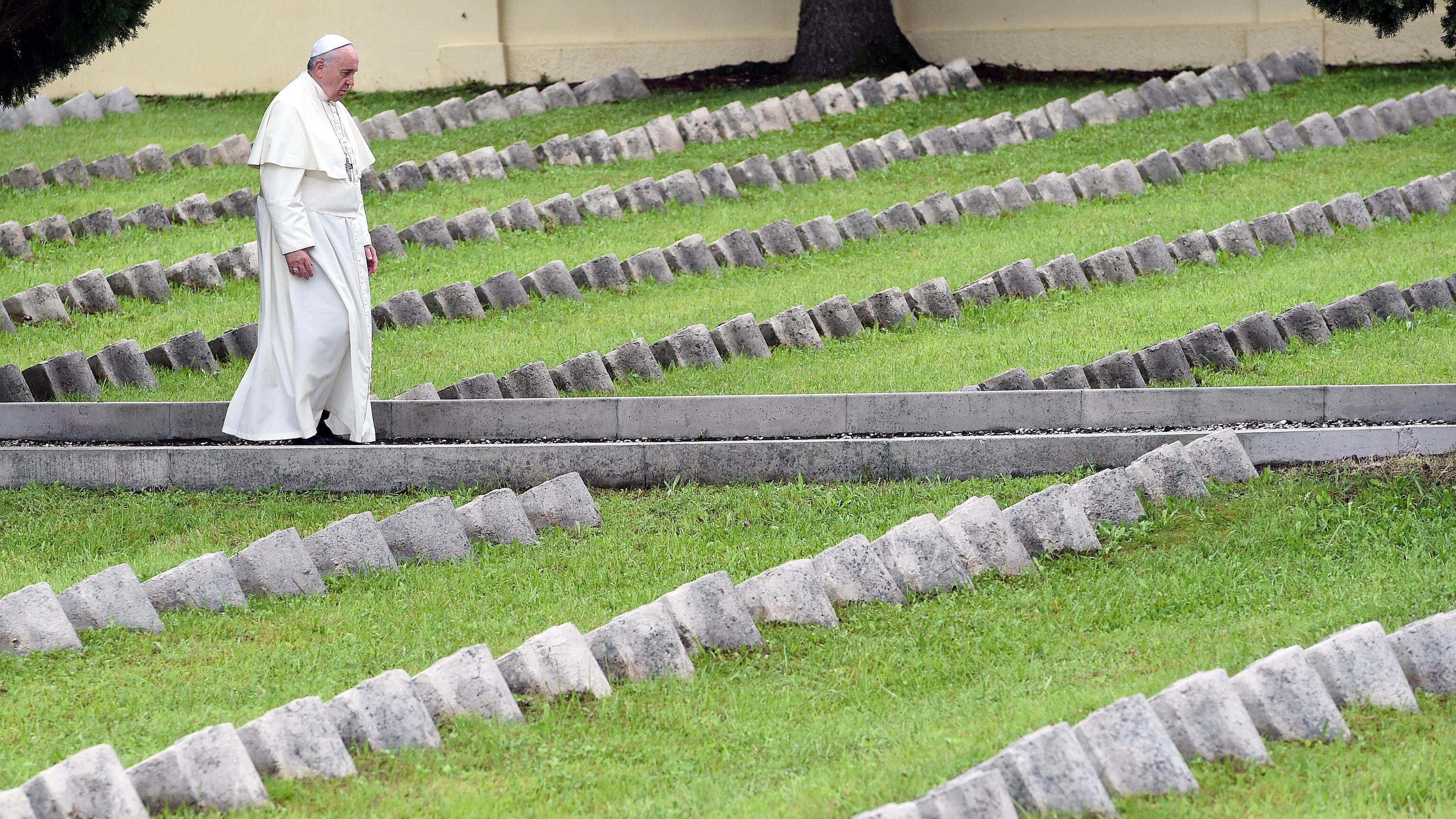 Il Papa a Redipuglia per i 100 anni della Prima guerra mondiale