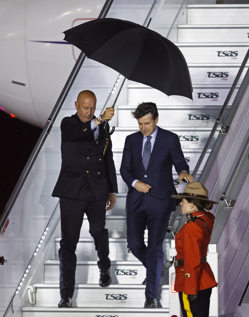 Conte con l'aereo di Stato in Canada 6