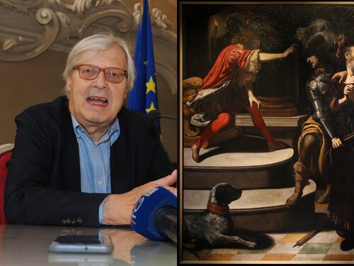 Vittorio Sgarbi rinuncia al dissequestro del quadro di Manetti