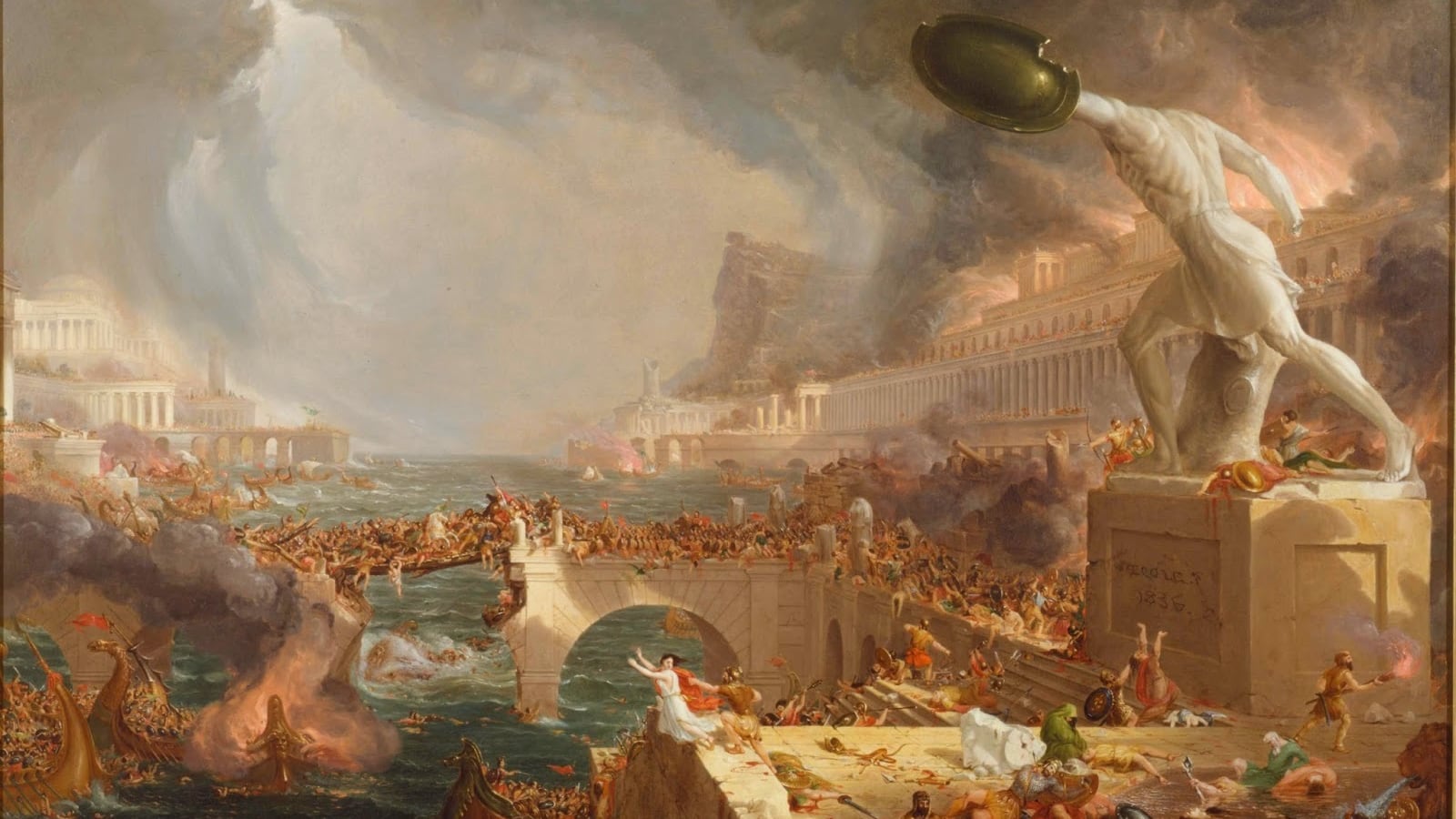 L'impero romano? Cadde per i pochi nati e i troppi stranieri