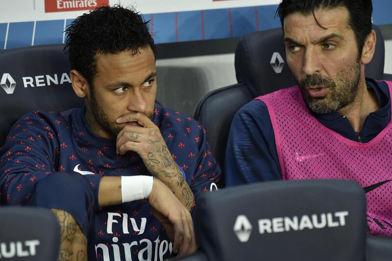 Buffon Neymar PSG Monaco 2019