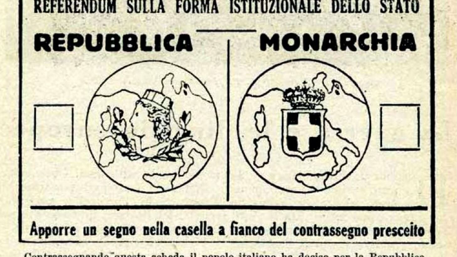 Quando gli italiani voltarono le spalle alla monarchia