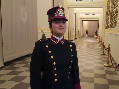 "Io, unico militare in famiglia. Sarò il capo del mio corso"