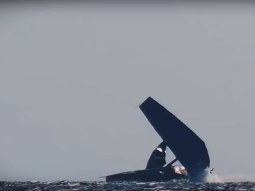 Alinghi, incidente alle prove per l'America's Cup